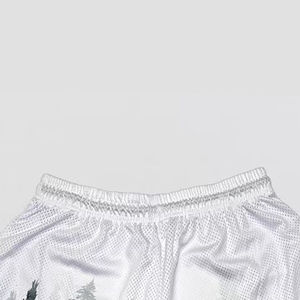 Pantalones Cortos Deportivos de Alto Impacto para Hombre, 100% Poliéster, Malla Sublimada, Logotipo Personalizado, Transpirables, Largos hasta la Rodilla, Estilo Urbano, Venta al Por Mayor - Product Image 3