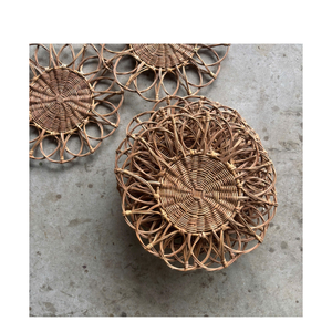 High Demand Handmade <b>Rattan</b> Placemat Eco Friendly <b>Table</b> Mat Bulk Supply - Product Image 6