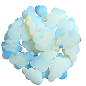 Cristal de opalita tallado en forma de nube, piedra preciosa, cristal de nube, decoración para el hogar, mayorista de cristales tallados en forma de nube - Product Image 2