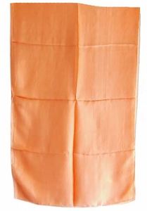 Soft Touch Peach Solid Silk Stole 200 cm × 55 cm For Fashion And Formal Wear At Best Price By Exporter Silk Stole - Product Image 3