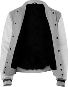 Veste bomber varsity personnalisée pour homme de qualité supérieure avec des patchs brodés du logo de l'équipe universitaire et un style streetwear personnalisé - Product Image 3