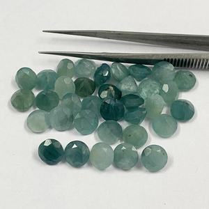 7mm naturel Grandidierite à facettes rond brillant coupe guérison pierres précieuses en vrac tendance en vrac pierres précieuses polies pour la fabrication de bijoux - Product Image 3