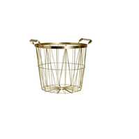 Support de Couverts Rond en Métal Or Rose de Luxe, Organisateur de Cuillères et Fourchettes en Fil Métallique, Rangement de Couverts pour Comptoir, Bac de Rangement d'Ustensiles de Cuisine