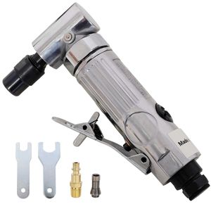 Mini Smerigliatrice Angolare Pneumatica da 1/4'' con Cuscinetti a Sfera, Compatta e Potente, con Funzioni di Levigatura - Product Image 1