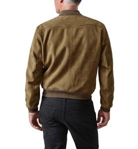 2025 nuevo estilo de moda chaqueta de bombardero de lana de alta calidad invierno transpirable de talla grande cierre de cremallera puños acanalados - Product Image 2