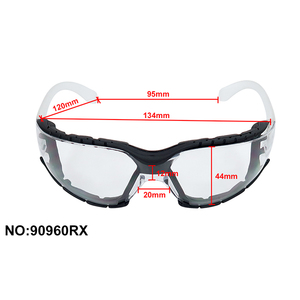 Lentes de Policarbonato con Certificación ANSI Z87.1 CE EN ISO 16321-1, Protección UV385 Antirrayaduras/Antivaho, Espuma Extraíble - Product Image 5