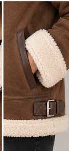Chaqueta Bomber para Mujer con Forro de Sherpa, Cierre de Cremallera y Cuello Camisero - Product Image 4