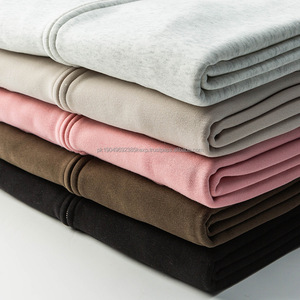 Wholesale 400gsm Fleece Winter Embroidered Plain Dyed Full Double <b>Zip</b> <b>Hoodie</b> OEM Zipper <b>Hoodie</b> <b>Black</b> <b>Zip</b> <b>up</b> Men's Sets - Product Image 2