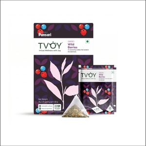 ชาทีวอย ไวลด์เบอร์รี่ส์ 100% บริสุทธิ์ ไม่มีสารเติมแต่ง ชาเพื่อสุขภาพ (1.8 กรัม x 20 ซอง) อายุการเก็บรักษา 12 เดือน ผลิตในอินเดีย - Product Image 1