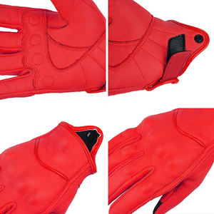 Gants de moto de course en cuir de haute qualité pour hommes, protection optimale pour les sports de plein air - Product Image 5