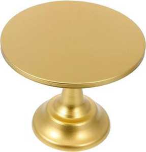 Premium Metal Pedestal Fruit Bowl Leaf <b>Edge</b> Decorative Serving Tray Centerpiece Stand for Dining Table Wedding Party Decor - Product Image 3