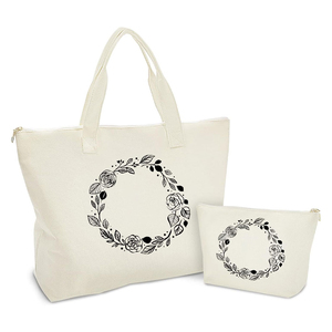Canvas <b>Tote</b> <b>Bag</b> Reusable Shopping Carry <b>Bag</b> with Long Handles for Grocery <b>Travel</b> Beach Office School Everyday Canvas <b>Tote</b> <b>Bag</b> - Product Image 1