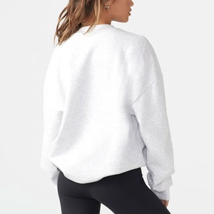 เสื้อฮู้ดผู้หญิงคอกลมบุซับใน ราคาประหยัด ไซส์ใหญ่ สกรีนโลโก้ได้ ผ้าโพลีเอสเตอร์/คอตตอน ป้องกันขนร่วง คุณภาพดีที่สุด สำหรับฤดูใบไม้ผลิ/ฤดูใบไม้ร่วง - Product Image 5