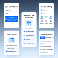 Développement d'applications mobiles pour la commande et la livraison d'épicerie