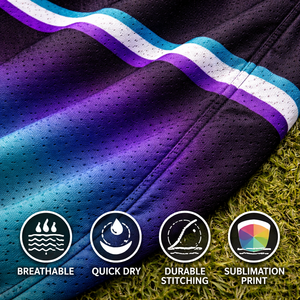 เสื้อฟุตบอลอเมริกันแบบสั่งทำ OEM ไซส์ใหญ่ ระบายอากาศได้ดี แห้งเร็ว ผลิตจากโพลีเอสเตอร์ 100% พิมพ์ลายชื่อและหมายเลขผู้เล่นด้านหน้า - Product Image 3