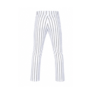 Pantalon de baseball pour hommes à rayures fines, pour entraînement de frappe, uniforme d'équipe de baseball et softball personnalisé, respirant, séchage rapide, tenue d'équipe OEM - Product Image 3
