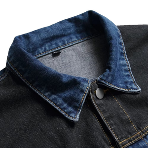 High Quality Comfortable Breathable Eco-Friendly Men's Denim Jackets 100% Cotton New Arrival High Street Style Winter - Product Image 6
