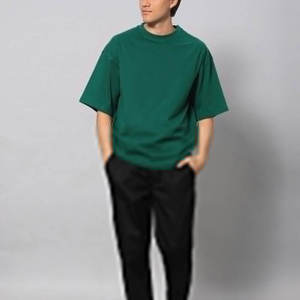 เสื้อยืดทรงบ็อกซี่พรีเมียมสำหรับผู้ชาย แฟชั่นลำลอง ขายส่ง - Product Image 2
