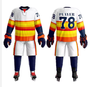 Uniformes de hockey sur glace pour adultes, directement de l'usine – Nouveau style, vêtements d'équipe, meilleurs prix, couleurs et tailles personnalisées pour la vente en gros - Product Image 3