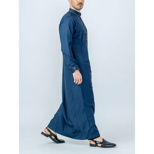 Men Juba Modest <b>Islamic</b> <b>Clothing</b> Traditional Muslim Long Robe Comfortable Loose Fit Breathable Fabric - Product Image 3