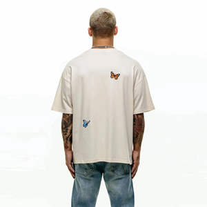 Camiseta Oversize de Moda para Hombre, Estilo Urbano, con Diseño Gráfico en Contraste de Color, Casual, Vintage, de Verano - Product Image 6