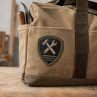 Badge brodé thermocollant à forte adhérence pour vêtements de travail et sacs – Vente en gros directe usine