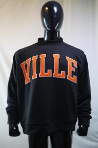 Sweat-shirts VILLE à col montant 450 GSM avec broderie personnalisée, coupe ample et carrée, en molleton 100% coton French Terry - Product Image 6
