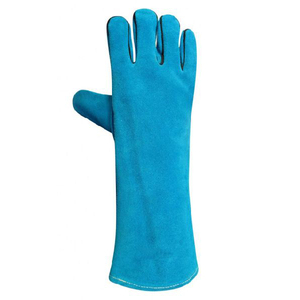 High Demanding Full Finger Cowhide Leather Welding <b>Gloves</b> Heavy Duty Comfortable Hand Grips Protective Trending Welding <b>Gloves</b> - Product Image 1