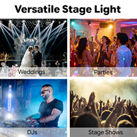 200W Wash Beam Moving Head Light RGBW LED Bee Eye Zoom Bühnenbeleuchtung DMX-Steuerung für DJ Disco Party Nachtclub Hochzeit KTV