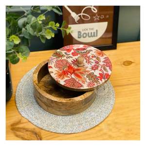 Wooden Enamel Roti <b>Box</b>-Moisture-Proof Eco-Friendly Minimalist Design <b>for</b> <b>Presents</b> - Product Image 2