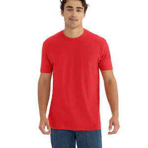 Camisetas Clásicas de Cuello Redondo y Corte Regular en Color Rojo (N3600) al por Mayor, Camisetas de Algodón para Hombre y Mujer en Oferta - Product Image 1