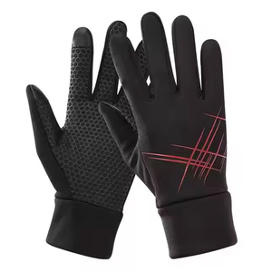 Gants de sport d'hiver personnalisés avec logo, pour le cyclisme, compatibles avec les écrans tactiles, pour hommes, en polyester et coton, chauds, pour l'extérieur - Product Image 3