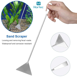 Kit de Herramientas de Acero Inoxidable para Acuarios, Tijeras para Recortar Plantas Acuáticas, Pinzas, Espátula, Juego de Limpieza para Peceras - Product Image 3