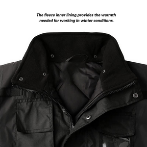 High Vis Reflective Rain <b>Jacket</b> Waterproof Safety Gear Breathable Storm Protection Outdoor <b>Construction</b> Workwear <b>Jackets</b> - Product Image 2