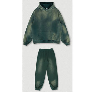 Proveedor de Conjuntos Deportivos con Efecto Lavado al Ácido, Sudadera con Capucha y Pantalones Deportivos para Marcas de Ropa y Pedidos Grandes - Product Image 1