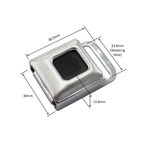 Mini Accesorios de Moda, Elegante Hebilla para Cinturón de Seguridad - Acero al Carbono y Aluminio, Certificación ISO 9001 - Product Image 3