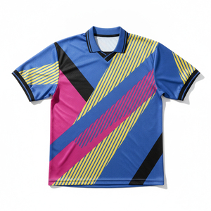 Uniforme de Fútbol Sublimado, Conjunto de Camiseta de Fútbol con Cuello en V, Diseño Personalizado, Impresión por Sublimación, Ropa Deportiva Ligera - Product Image 1