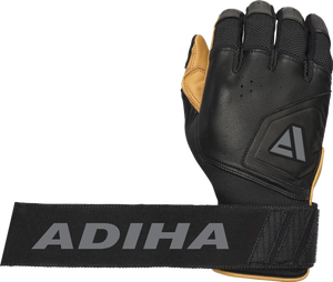 ถุงมือตีเบสบอล Adiha Impex แบบติดตีรัดด้วยแถบกาว เหมาะสำหรับผู้ใหญ่ทุกเพศ ใช้สำหรับฝึกซ้อม ทนทาน น้ำหนักเบา พร้อมที่รัดข้อมือ - Product Image 2