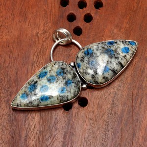 จี้อะซูไรต์ทำมือ สร้อยคอเงินแท้ เครื่องประดับอัญมณีหรูหรา ของขวัญสุดหรูสำหรับผู้หญิง เครื่องประดับชั้นดี - Product Image 5