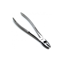 Forceps dentaire en acier inoxydable de haute qualité pour molaires supérieures, côté gauche, outil d'extraction manuel, modèle anglais