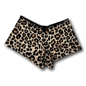 Wholesale Women's Plaid Print Spandex/Polyester High Boxer Shorts Soft Breathable Sleep Shorts Casual Lounge Shorts High - Product Image 5