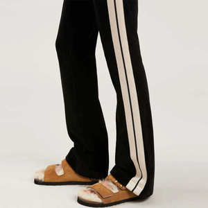 Pantalon de survêtement évasé pour femme, nouvelle couleur, grandes tailles, coupe classique, taille élastique, séchage rapide, pour l'hiver, en toile, service OEM, vente en gros - Product Image 5