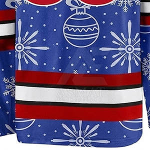 Jersey de Hockey sobre Hielo Sublimado Personalizado, Uniforme Profesional para Equipos, Tejido Transpirable de Secado Rápido, Servicio de Impresión a Todo Color - Product Image 3