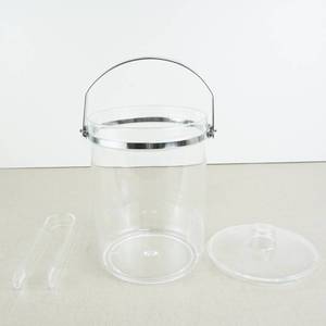 [Holar] Taiwan Made Smooth Unbreakable Transparent Plastic <b>Ice</b> <b>Bucket</b> with Handle and <b>Ice</b> Clamp - Product Image 6