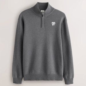 เสื้อสเวตเชิ้ตพรีเมียมผู้ชายแบบซิป ¼ ตัว ผ้าฟลีซนุ่ม อุ่นสบาย เหมาะสำหรับใส่ลำลองในฤดูหนาว ใส่ได้ทุกวัน - Product Image 1