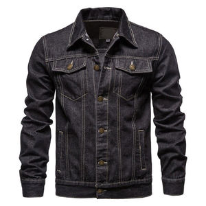 Chaqueta vaquera de invierno para hombre, cálida, informal, con cuello vuelto, abotonada, de gran tamaño. - Product Image 3