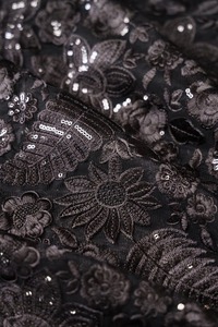 Wholesale Eco-Friendly Breathable Square Pattern Embroidery Knitted Lace Fabric Colorful Sequin Mesh <b>Material</b> for Party Bags - Product Image 4