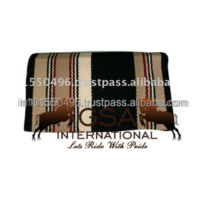 Manta de sillín de lana de Nueva Zelanda de alta calidad 34x36 almohadilla de caballo occidental equipo ecuestre duradero al mejor precio - Product Image 4