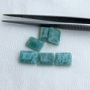 อเมซอนไนต์สีน้ำเงินธรรมชาติ ขนาด 10 มม. 14 มม. รูปทรงแปดเหลี่ยมเจียระไน คุณภาพดี อเมซอนไนต์พลอยหลวม งานแฮนด์เมด ซื้อออนไลน์ - Product Image 2