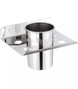 Estante metálico para tubos de ensayo de laboratorio con estantes perforados, acabado pulido, organizador duradero para material de vidrio cilíndrico - Product Image 4